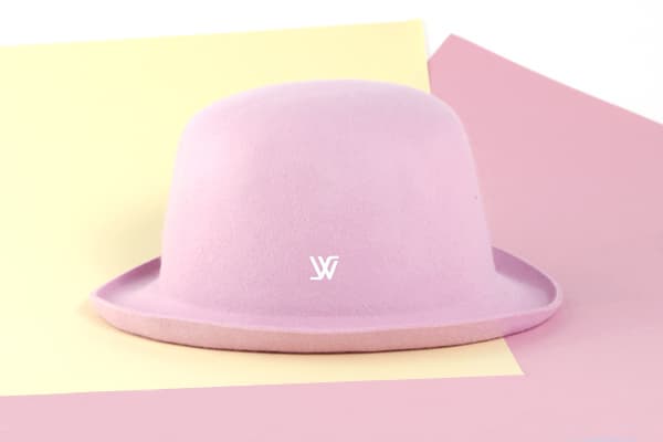 WHITE SANDS Macaron Wool Felt Hat One Size Bright Pink
